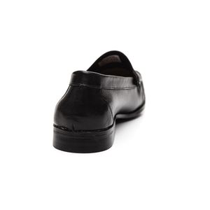 Sapato Tratos Mocassim Masculino Em Couro 351 Preto