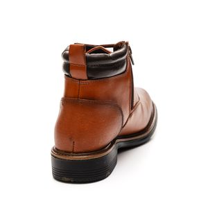 Bota Tratos Coturno Masculino Em Couro 5021 Marrom