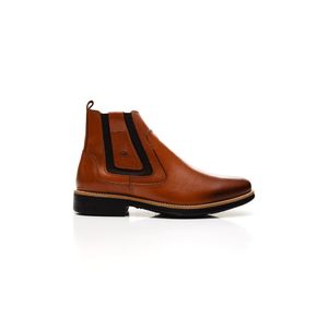 Bota Tratos Chelsea Masculina Couro 5012 Marrom