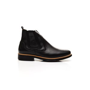 Bota Tratos Chelsea Masculina Couro 5012 Preto