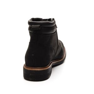 Bota Tratos Coturno Masculino Em Couro 5021 Preto