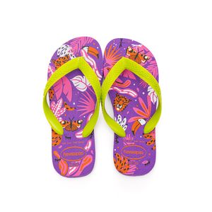 Chinelo De Dedo Havaianas Top Fashion Infantil Menina Lilas