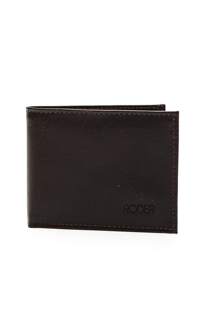 Carteira Roder Masculina Em Couro 880 Marrom