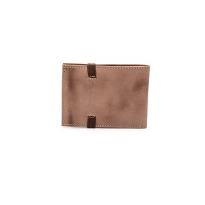 Carteira Roder Masculina Em Couro Com Elástico 3387 Marrom