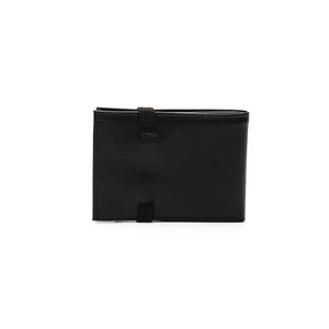 Carteira Roder Masculina Em Couro Com Elástico 3387 Preto