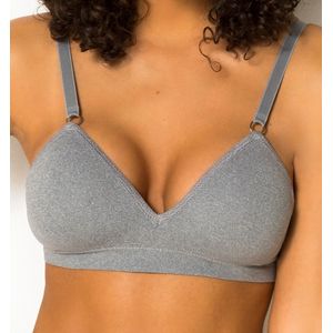 Sutiã Trifil Com Bojo Feminino Microfibra Daily C04935 Cinza