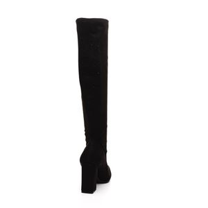 Bota Piccadilly Cano Alto Feminina Stretch Salto Alto 749147new Preto