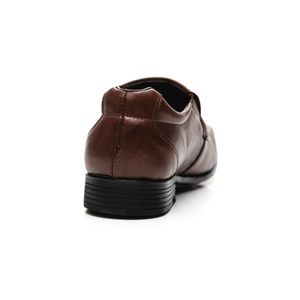 Sapato Social Zapattero Masculino Couro Natural 6052 Marrom