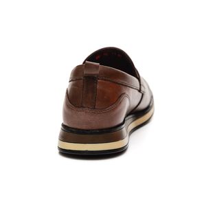 Sapato Zapattero Casual Masculino Couro 280 Marrom