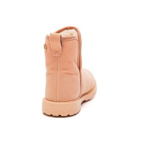 Bota Klin Cano Curto Infantil Menina Forrada Com Lã 175.069 Rosa