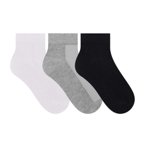 Kit 3 Meias Selene Masculina Esportiva Cano Curto  4220.001 Sortido