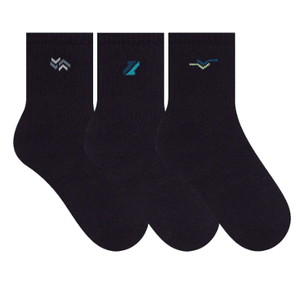 Kit 3 Meias Selene Masculina Esportiva Cano Médio 4230.001 Sortido