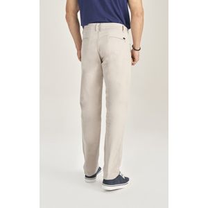 Calça Max Denim Brim Casual Fit Masculina 11181 Bege