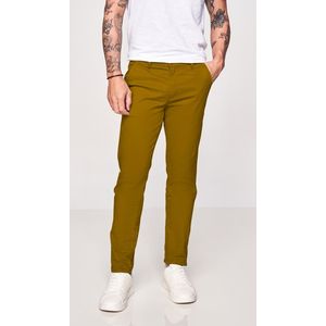 Calça Max Denim Brim Masculina Casual Fit 11454 Caqui