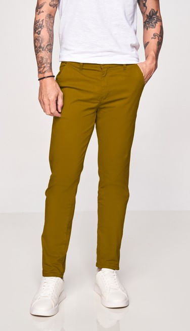 Calca-Max-Denim-Masculina-Casual-Fit-Tradicional-11454-Caqui-