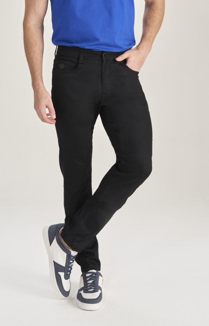 Calca-Max-Denim-Masculina-Slim-Premium-10888-Preto-