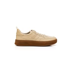 Tênis Democrata Denim Bold Casual Masculino 122116 Bege