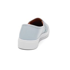 Tênis Yoá Slip On Feminino Matelassê L-Al436 Azul Claro