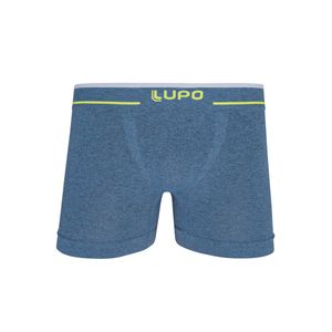 Cueca Lupo Boxer Masculina Microfibra Sem Costura 17800-001 Azul