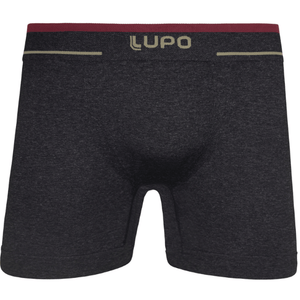 Cueca Lupo Boxer Masculina Microfibra Sem Costura 17800-001 Preto