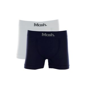 Kit Com 2 Cuecas Boxer Mash 711.01 Branco