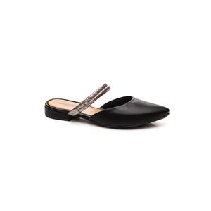 Sapatilha Mississipi Mule Feminina Strass Ma323 Preto
