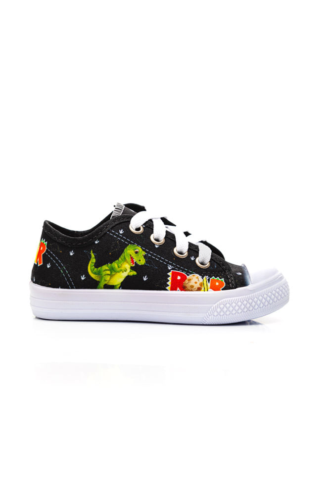 Tenis-Ortobessa-Casual-Juvenil-Menino-20-Dino-6020-Preto