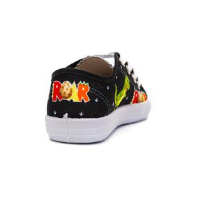 Tênis Ortobessa Casual Juvenil Menino 20 Dino 6020 Preto