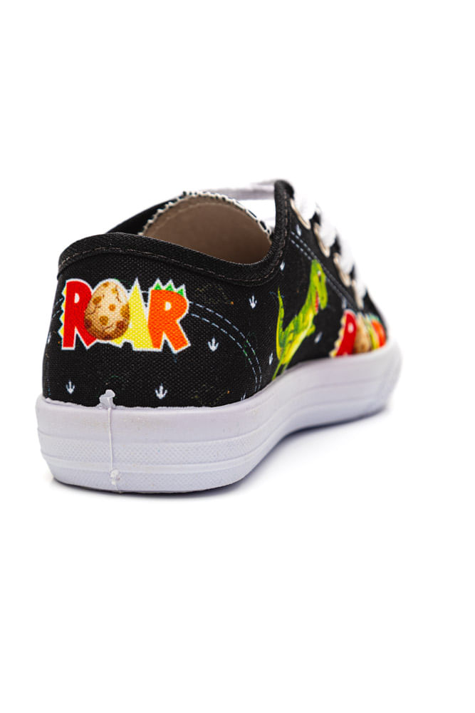 Tenis-Ortobessa-Casual-Juvenil-Menino-20-Dino-6020-Preto