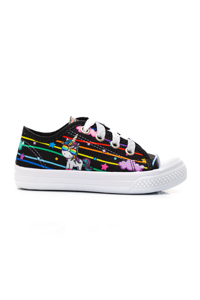 Tenis-Casual-Infantil-Menina-Ortobessa-Unicornio-Preto