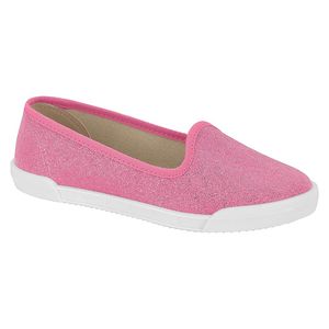 Sapatilha Molekinha Casual Juvenil Menina Com Glitter 2572.105 Rosa