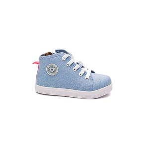 Tênis Molekinha Casual Infantil Menina Brilho 2118.578 Azul