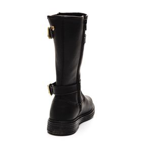 Bota World Colors Montaria Juvenil Menina Zíper 328.001 Preto