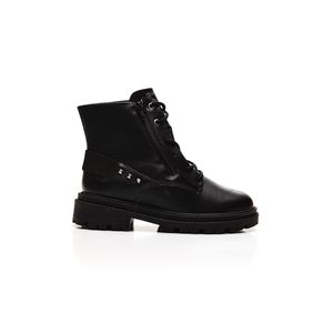 Bota Ramarim Coturno Feminino Zíper 24-62104 Preto