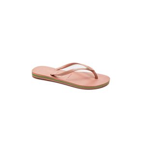 Chinelo Dedo Feminino Havaianas Slim Brasil Rosa