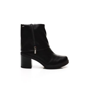 Bota Dakota Cano Baixo Feminina Zíper G9882 Preto