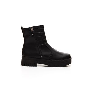 Bota Mississipi Cano Curto Feminino Zíper Ma092 Preto
