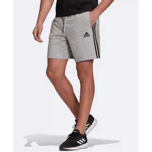 Bermuda Masculina Adidas Essentials 3-Stripes Gk9599 Cinza