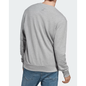 Blusão Adidas Moletom Masculino Big Logo Ic9326 Cinza