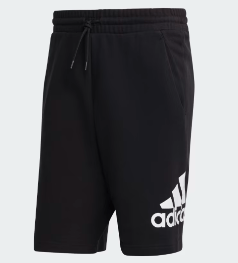 Bermuda-Adidas-Essentials-Masculina-Big-Logo-French-Terry-Ic9401-Preto