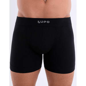 Cueca Lupo Boxer Masculina Sem Costura 00661-001 Preto