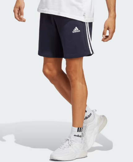 Bermuda-Adidas-Casual-Masculina-Essentials-3-Stripes-Ic9436-Marinho