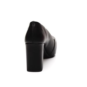 Sapato Dakota Salto Grosso Feminino Com Meia Pata G9741-04 Preto