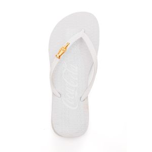 Chinelo Coca-Cola Shoes Sandal Feminina Cc4206 Branco