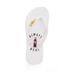Chinelo Coca-Cola Shoes Feminino Cc4288 Branco