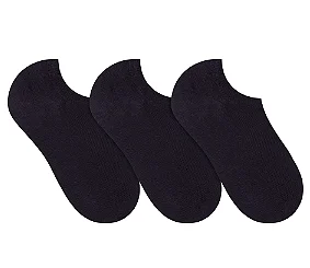 Kit-3-Meias-Selene-Esportiva-Sapatilha-Algodao-4825.001-Preto