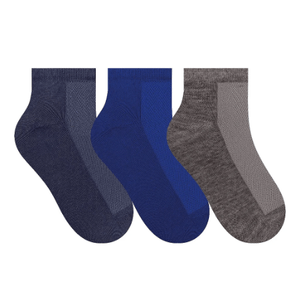 Kit 3 Meias Selene Cano Curto Infantil  2940.001 Sortido