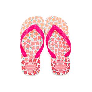 Chinelo Havaianas Kids  Infantil  Flores - 7026 Branco