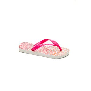 Chinelo Havaianas Kids  Infantil  Flores - 7026 Branco