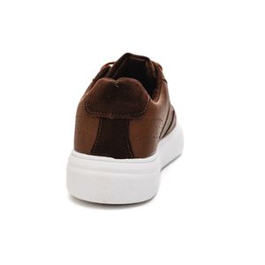 Tênis Zapy Casual Masculino Cadarço 7232 Caramelo